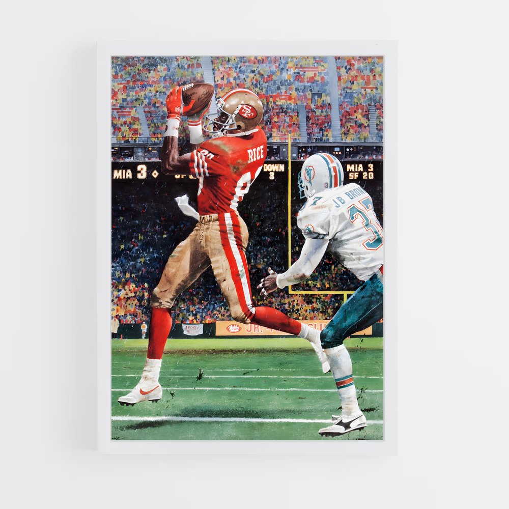 Poster Touchdown Légendaire – affiche Football US (vue 3)