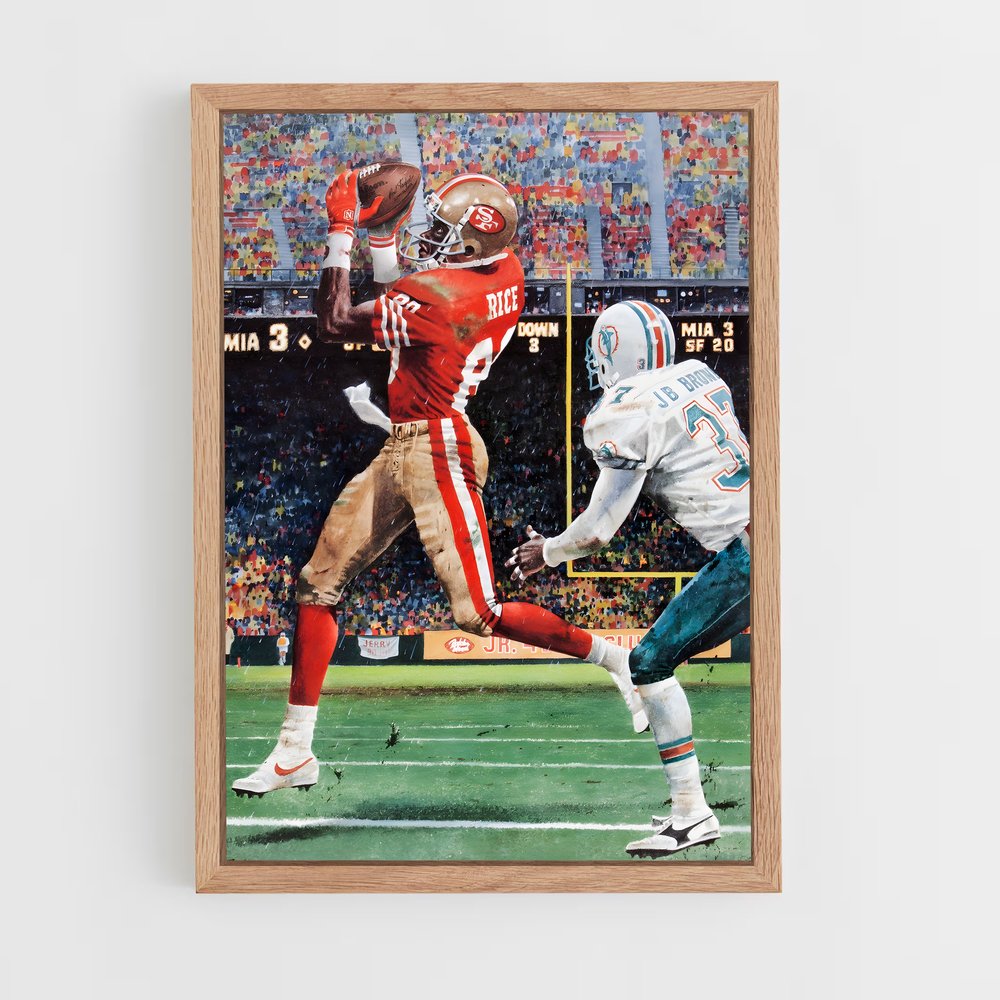 Poster Touchdown Légendaire – affiche Football US (vue 4)