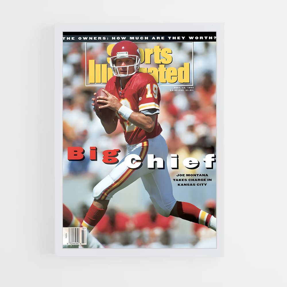 Poster Big Chief – affiche Football US (vue 3)