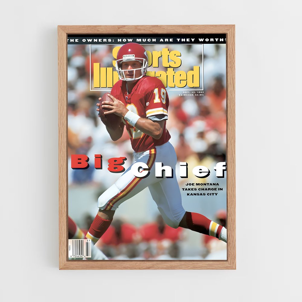 Poster Big Chief – affiche Football US (vue 4)