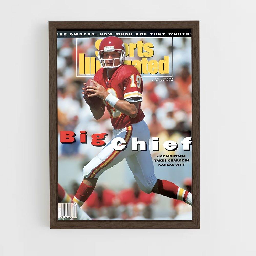 Poster Big Chief – affiche Football US (vue 5)