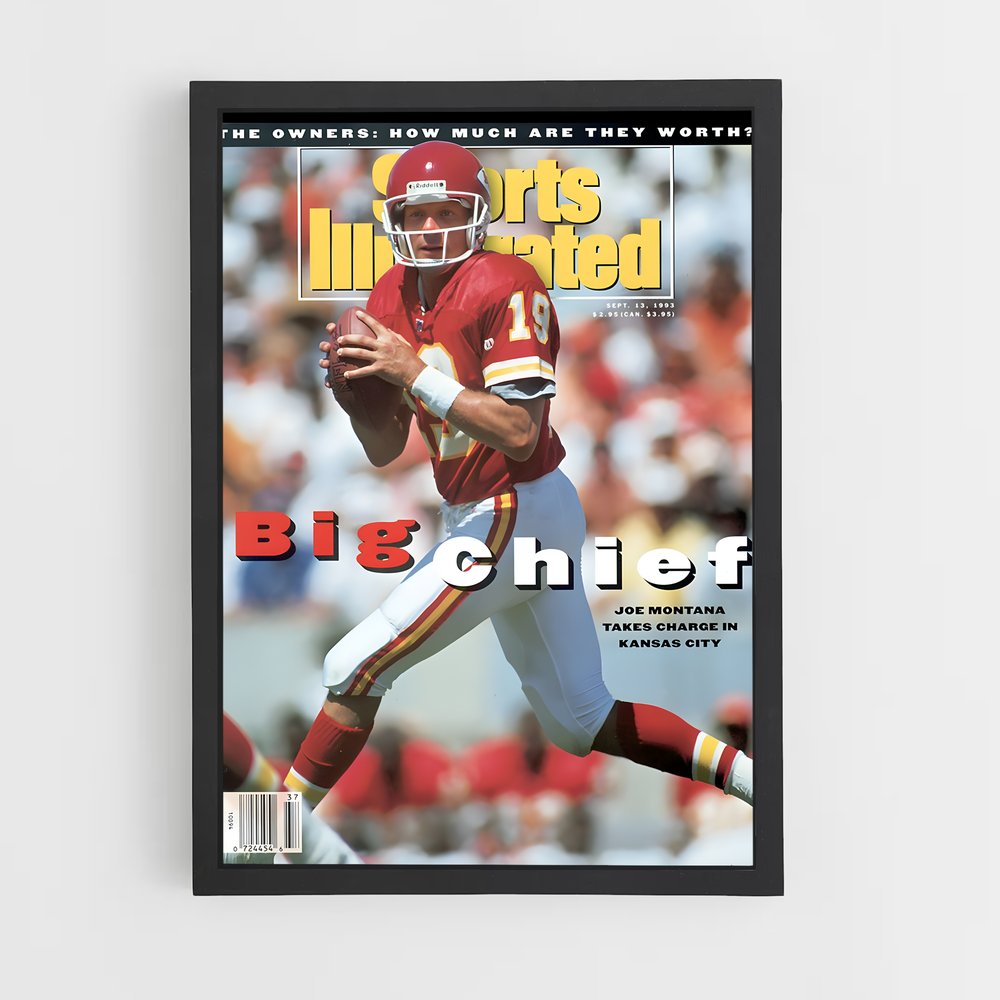 Poster Big Chief – affiche Football US (vue 2)