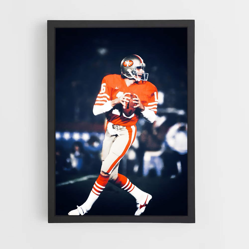 Poster Maître du Gridiron – affiche Football US (vue 2)