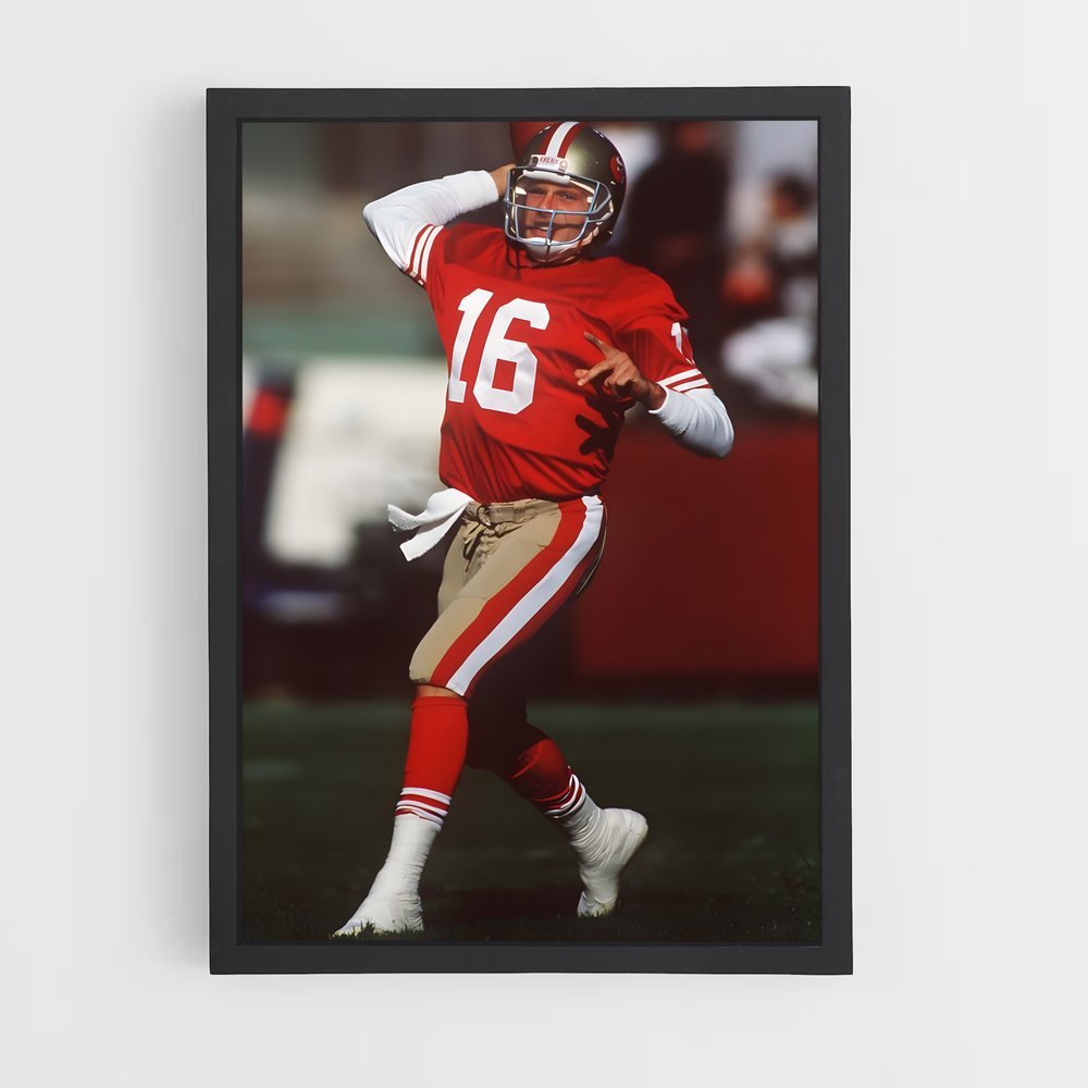Poster Footballeur Iconique – affiche Football US (vue 2)