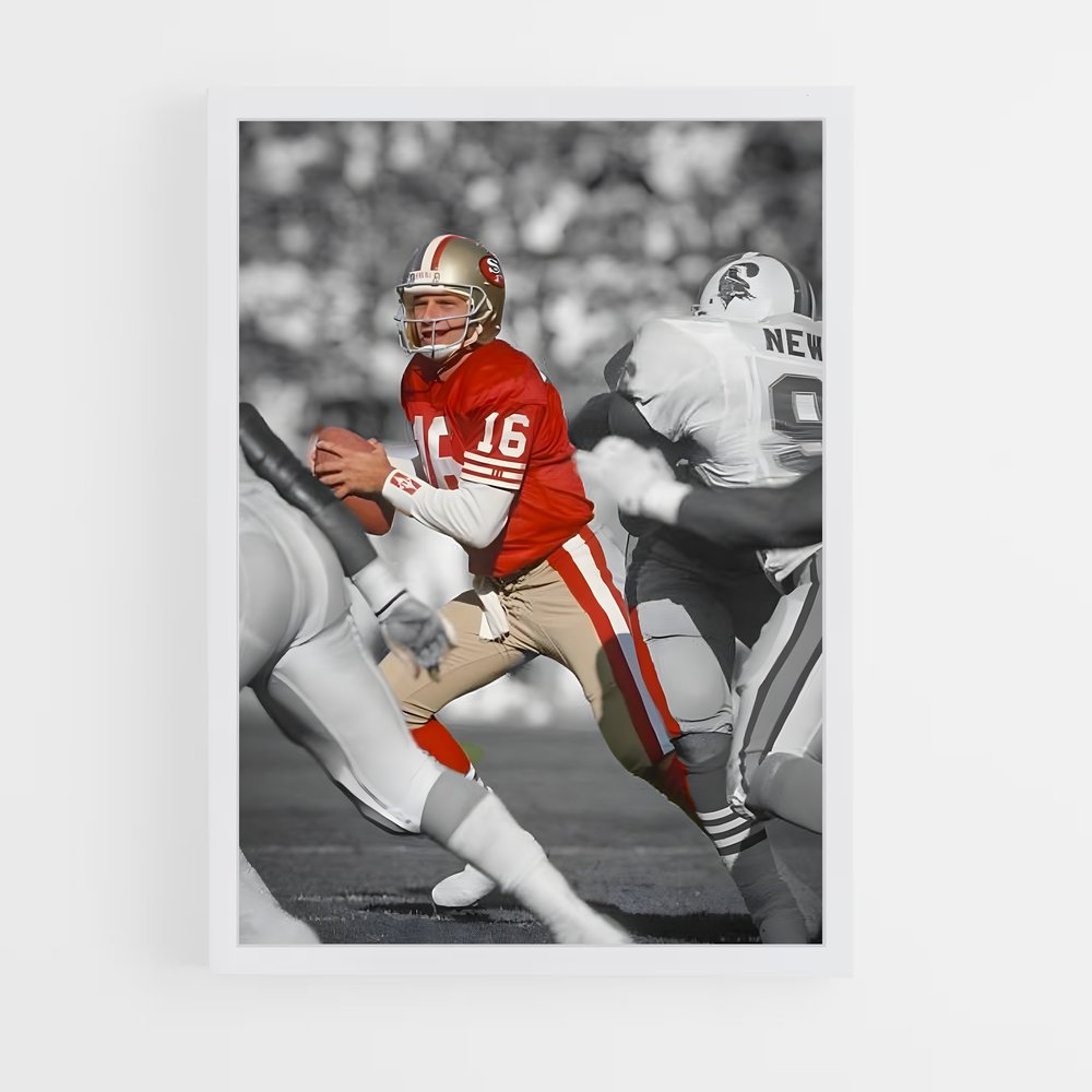Poster Légende Quarterback – affiche Football US (vue 3)