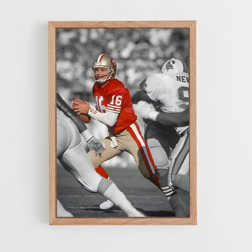 Poster Légende Quarterback – affiche Football US (vue 4)