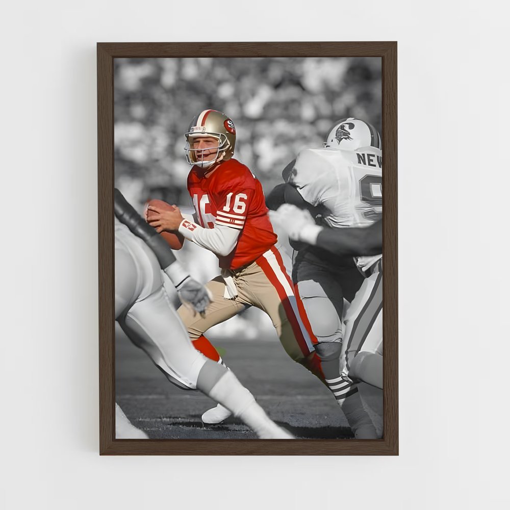 Poster Légende Quarterback – affiche Football US (vue 5)