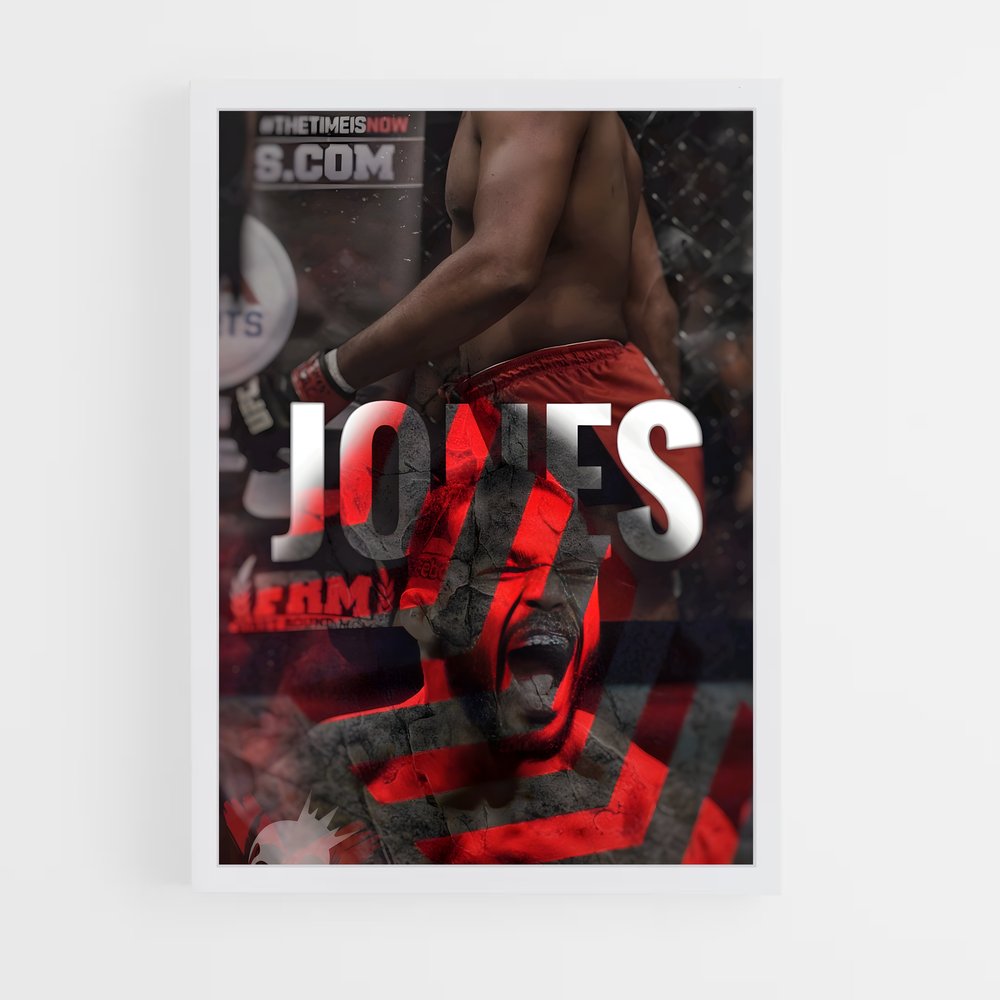 Poster Dominance Jones – affiche MMA (vue 3)