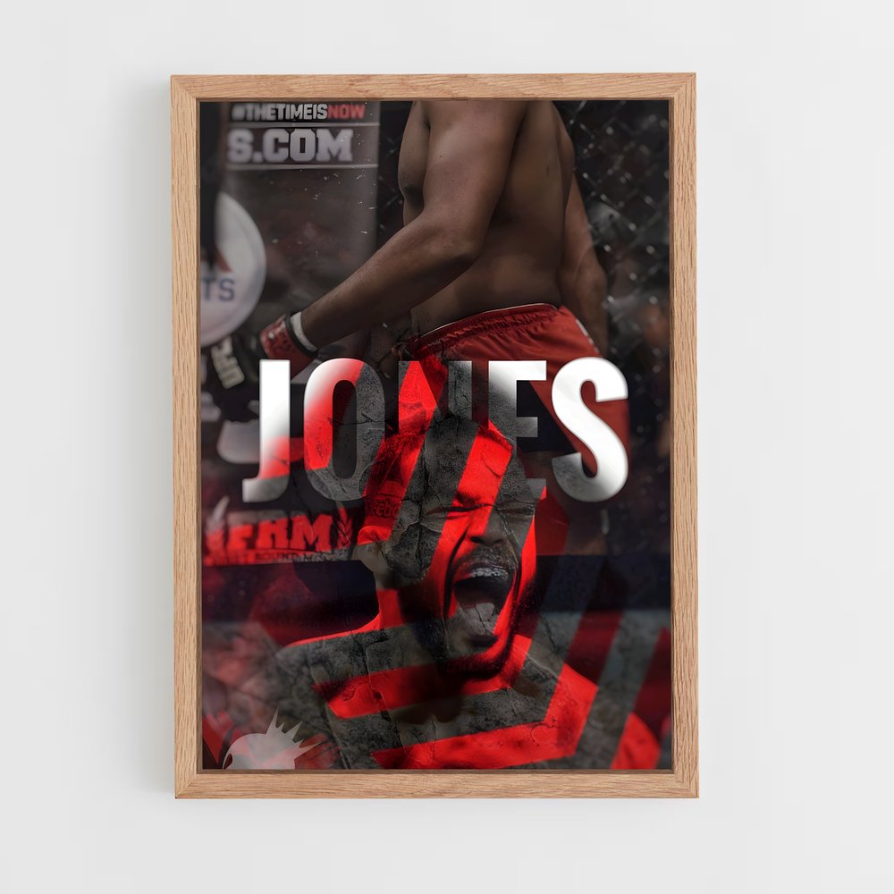 Poster Dominance Jones – affiche MMA (vue 4)