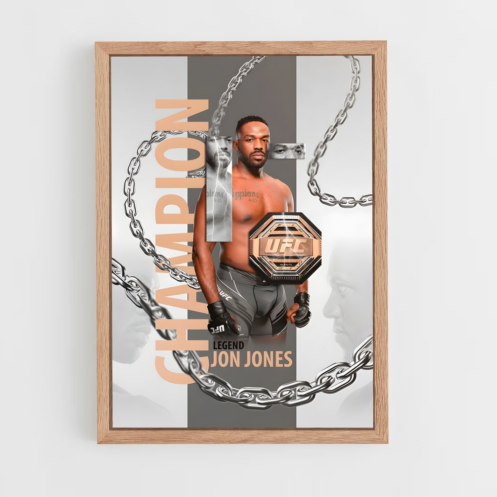 Poster Champion MMA (vue 4)