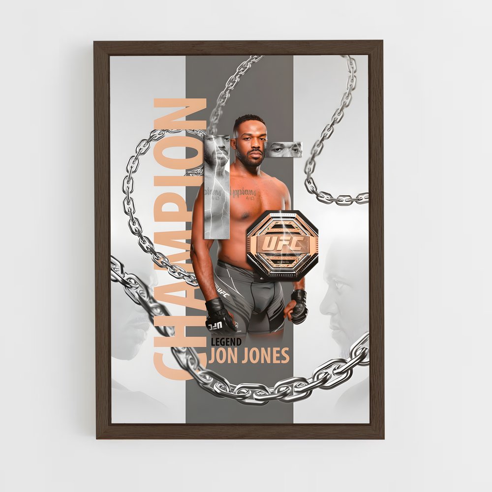 Poster Champion MMA (vue 5)