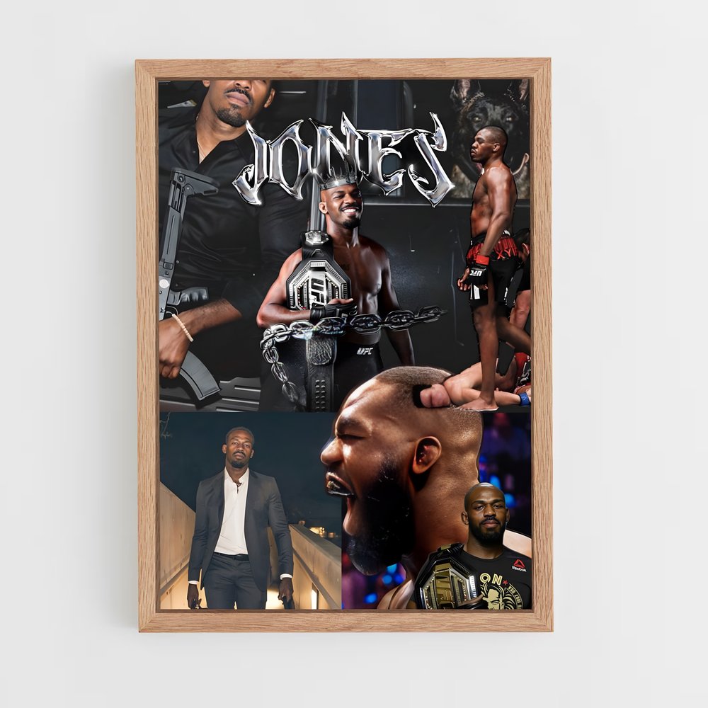 Poster Champion Jones – affiche MMA (vue 4)