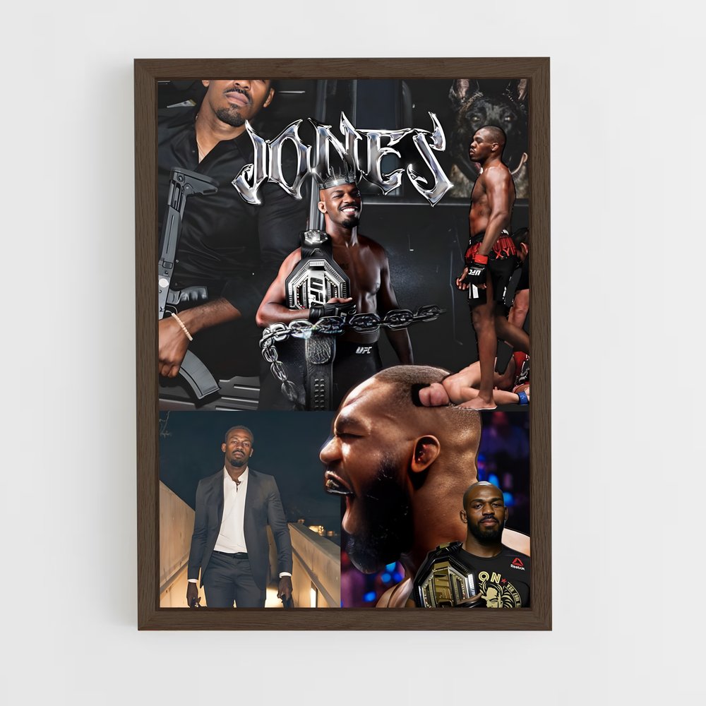 Poster Champion Jones – affiche MMA (vue 5)