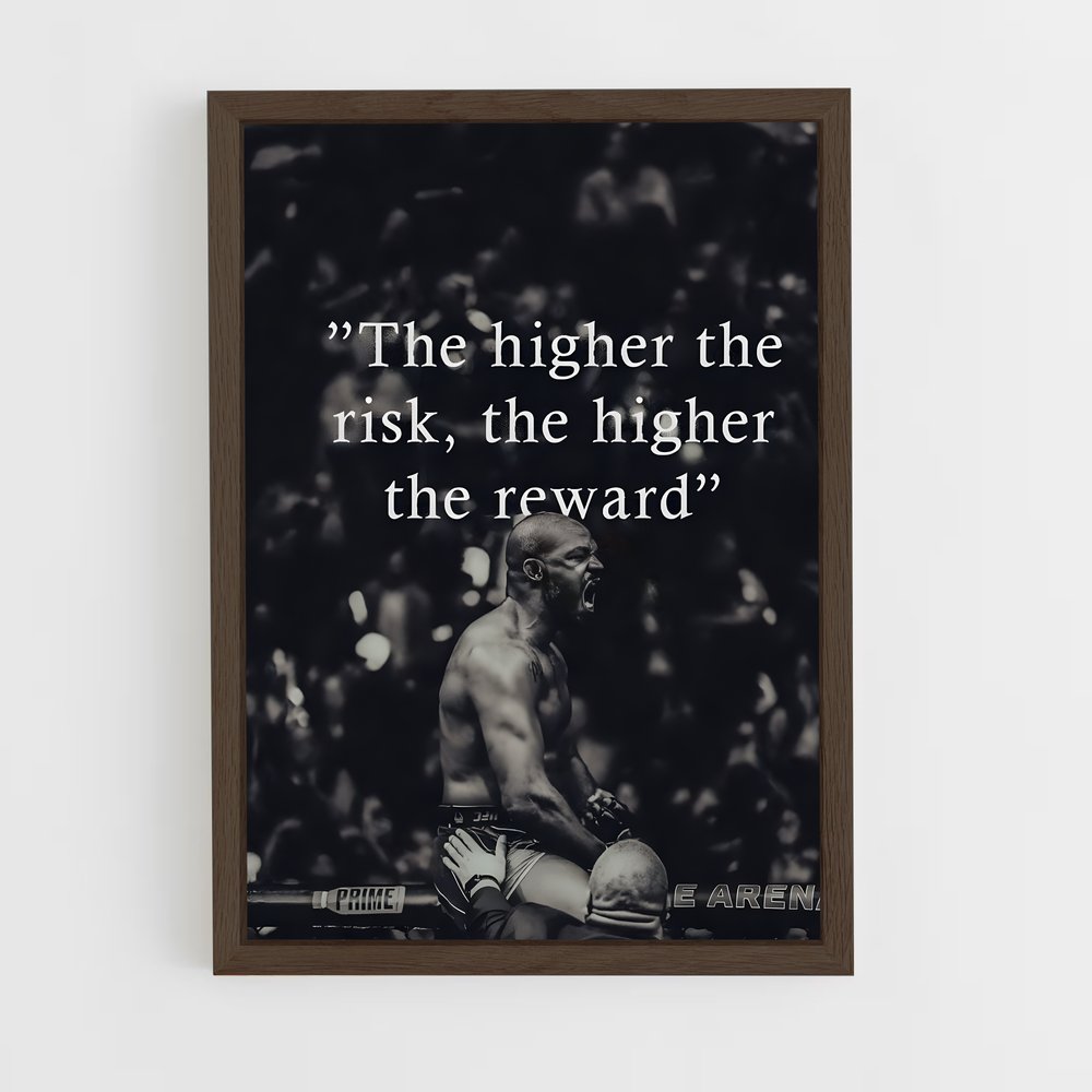 Poster High Risk High Reward – affiche MMA (vue 5)