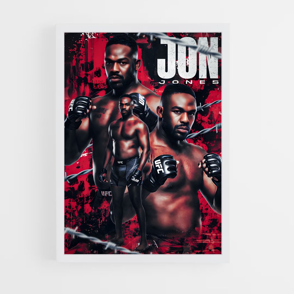 Poster Guerrier Intense – affiche MMA (vue 3)
