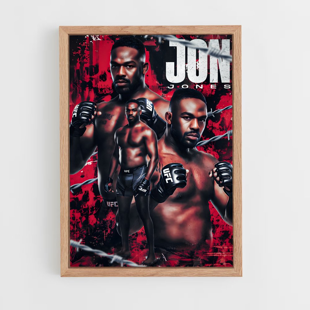 Poster Guerrier Intense – affiche MMA (vue 4)