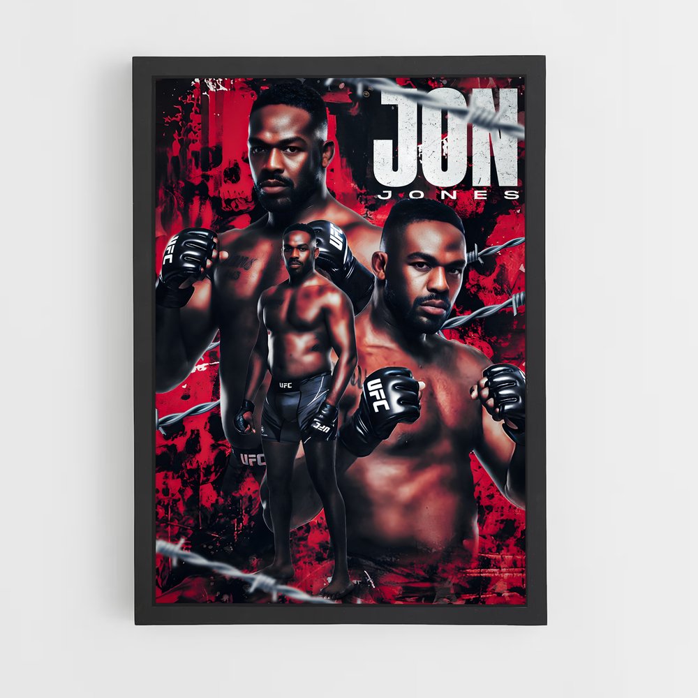 Poster Guerrier Intense – affiche MMA (vue 2)