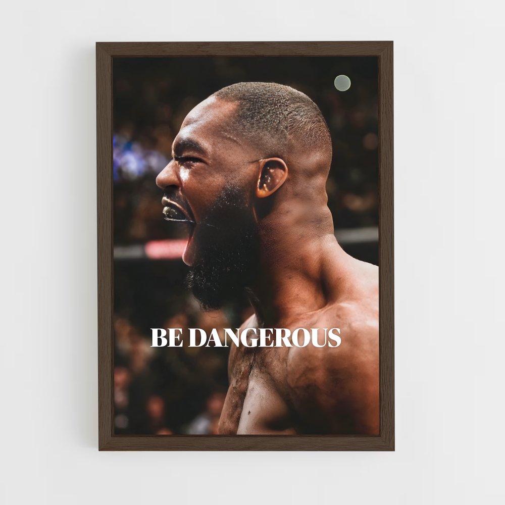Poster Be Dangerous – affiche MMA (vue 5)
