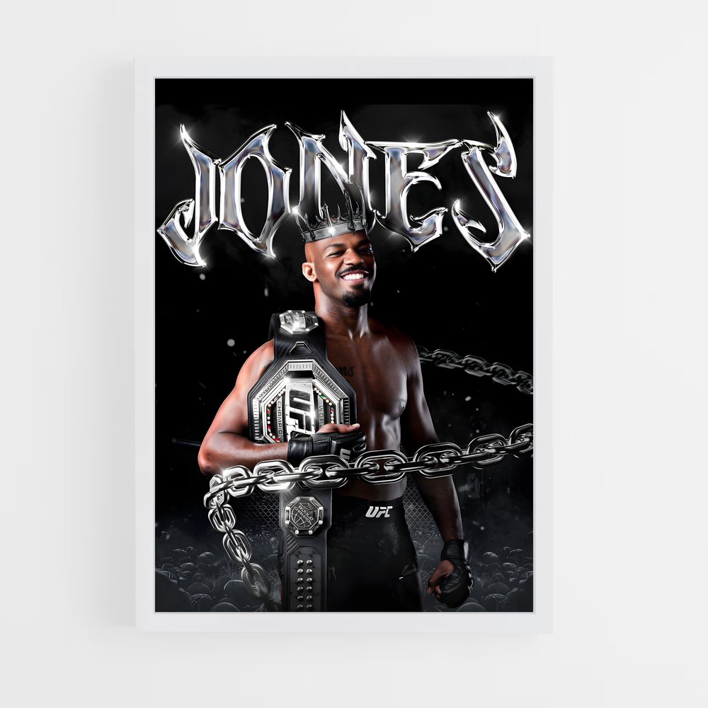 Poster Roi du Combat – affiche MMA (vue 3)