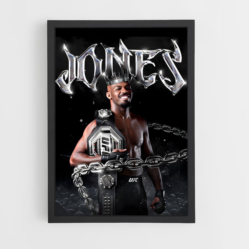 Poster Roi du Combat – affiche MMA (vue 2)