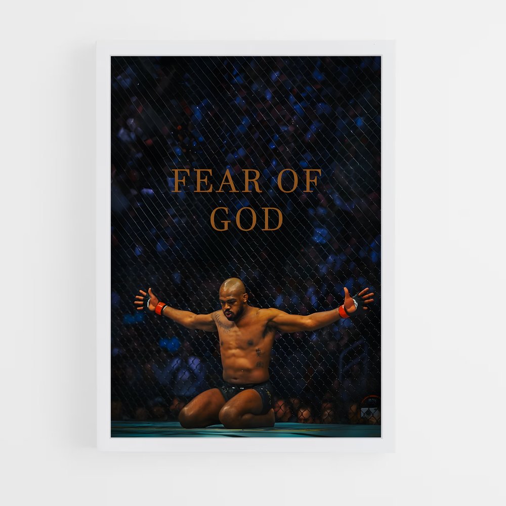 Poster Fear of God – affiche MMA (vue 3)