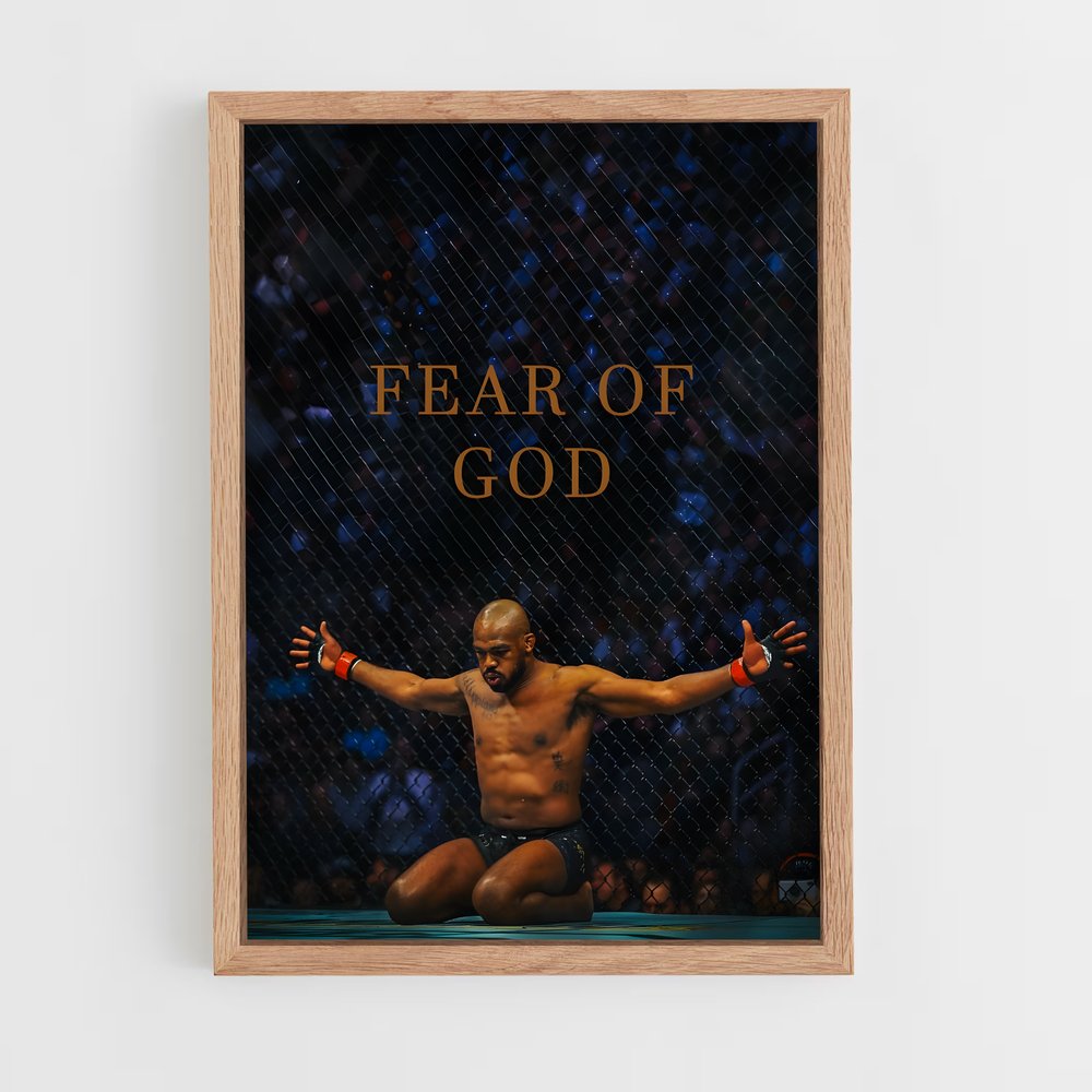 Poster Fear of God – affiche MMA (vue 4)