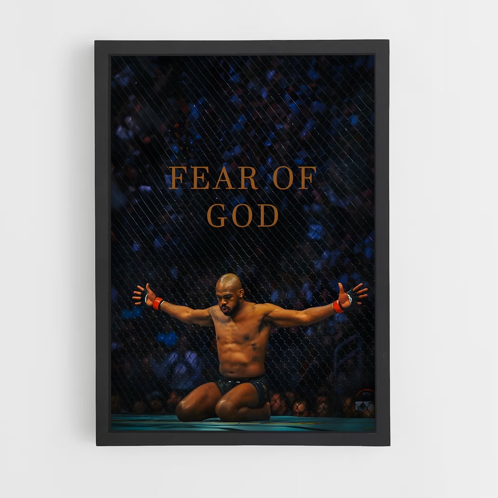 Poster Fear of God – affiche MMA (vue 2)