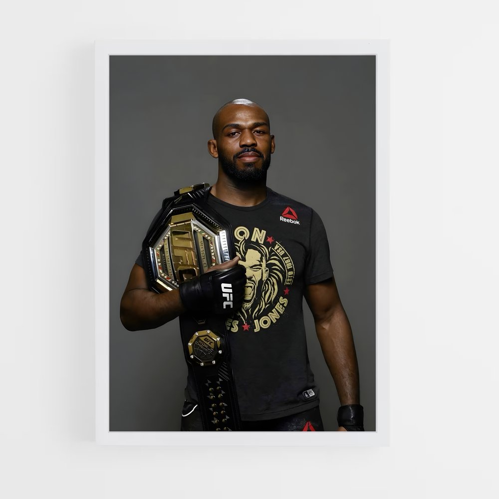 Poster Champion Attitude – affiche MMA (vue 3)