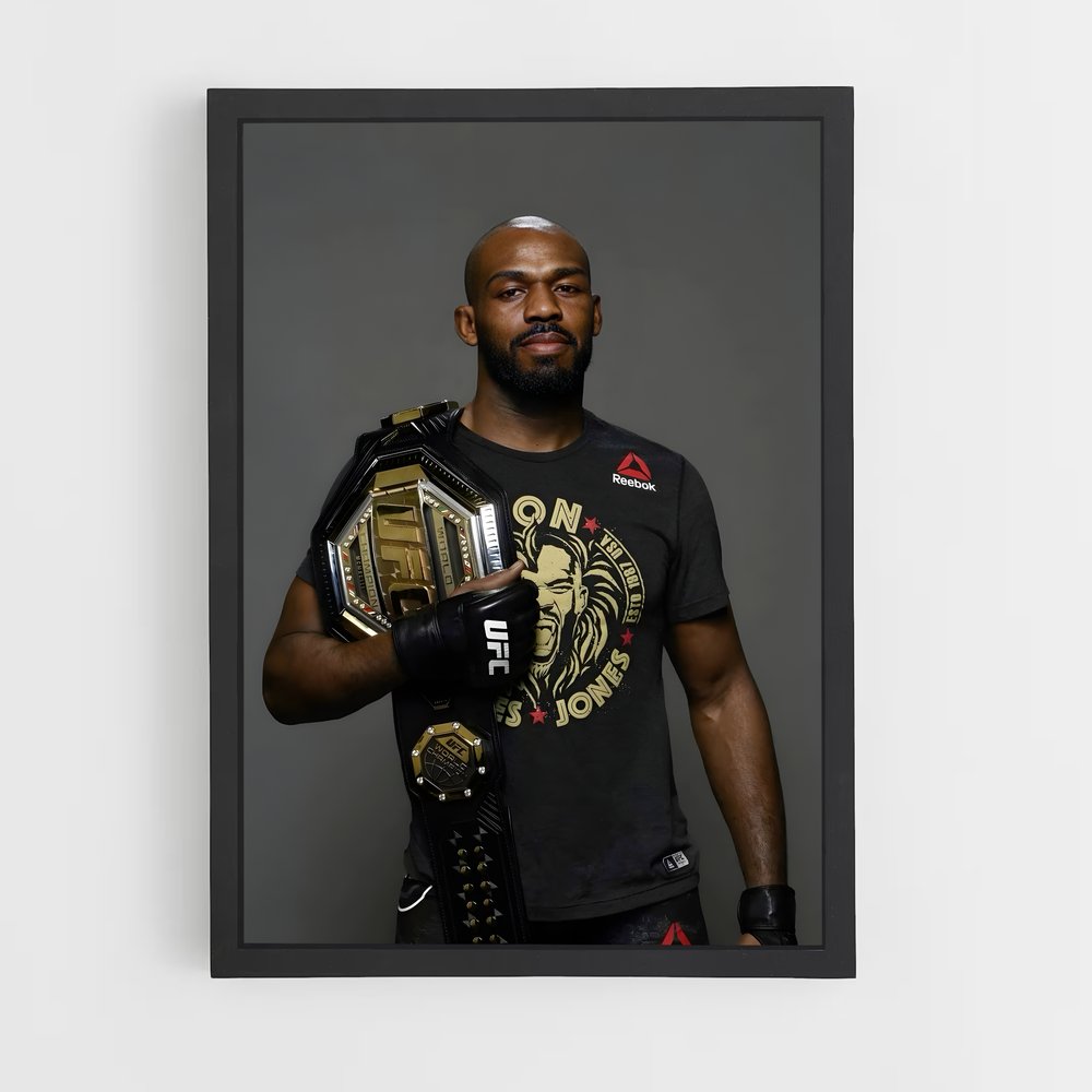 Poster Champion Attitude – affiche MMA (vue 2)
