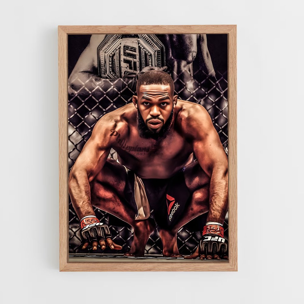 Poster Jon Jones Combat – affiche MMA (vue 4)