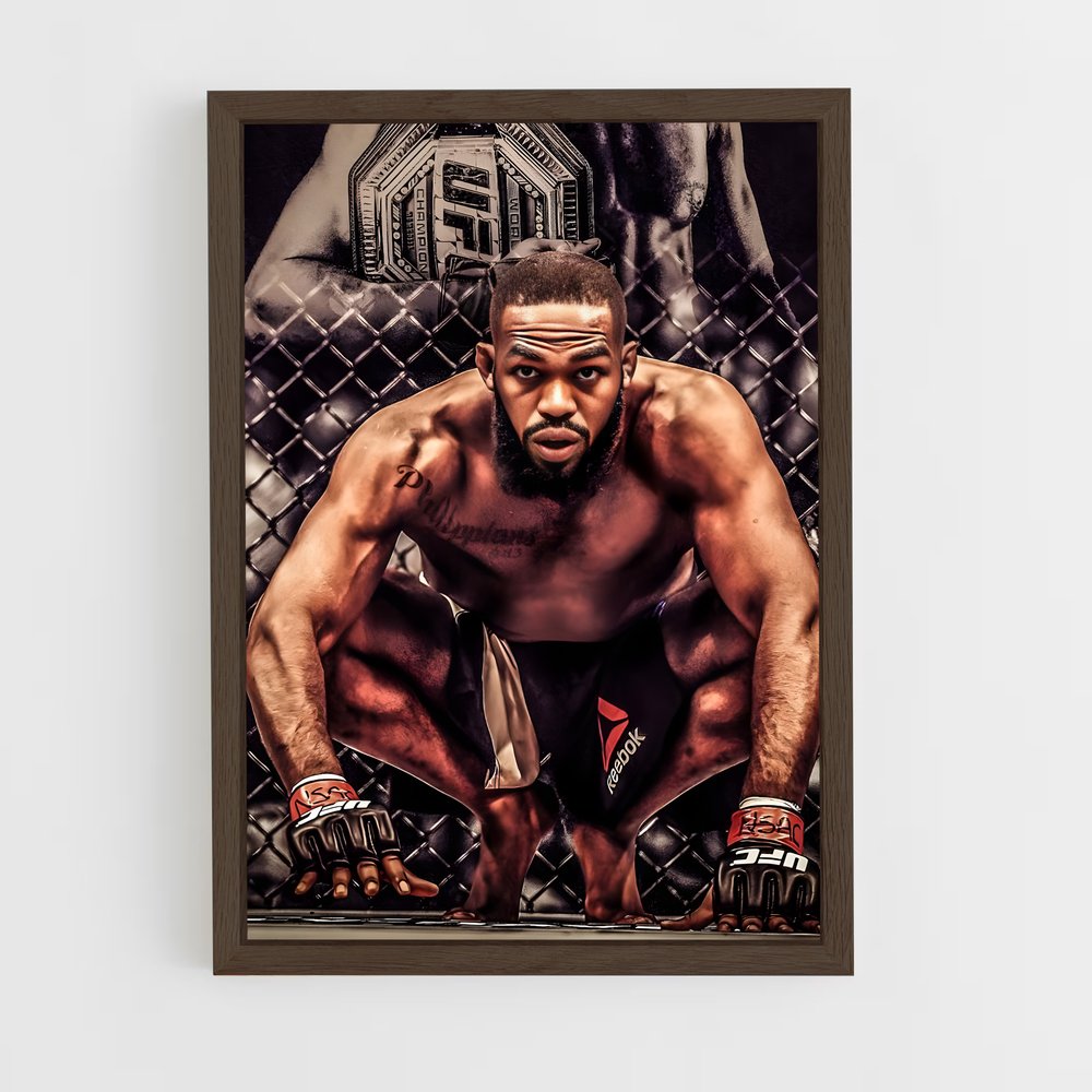 Poster Jon Jones Combat – affiche MMA (vue 5)