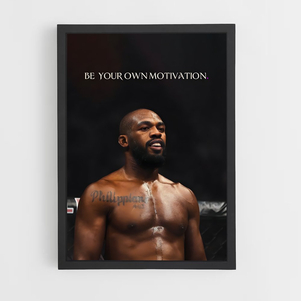 Poster Motivation Personnelle – affiche MMA (vue 2)