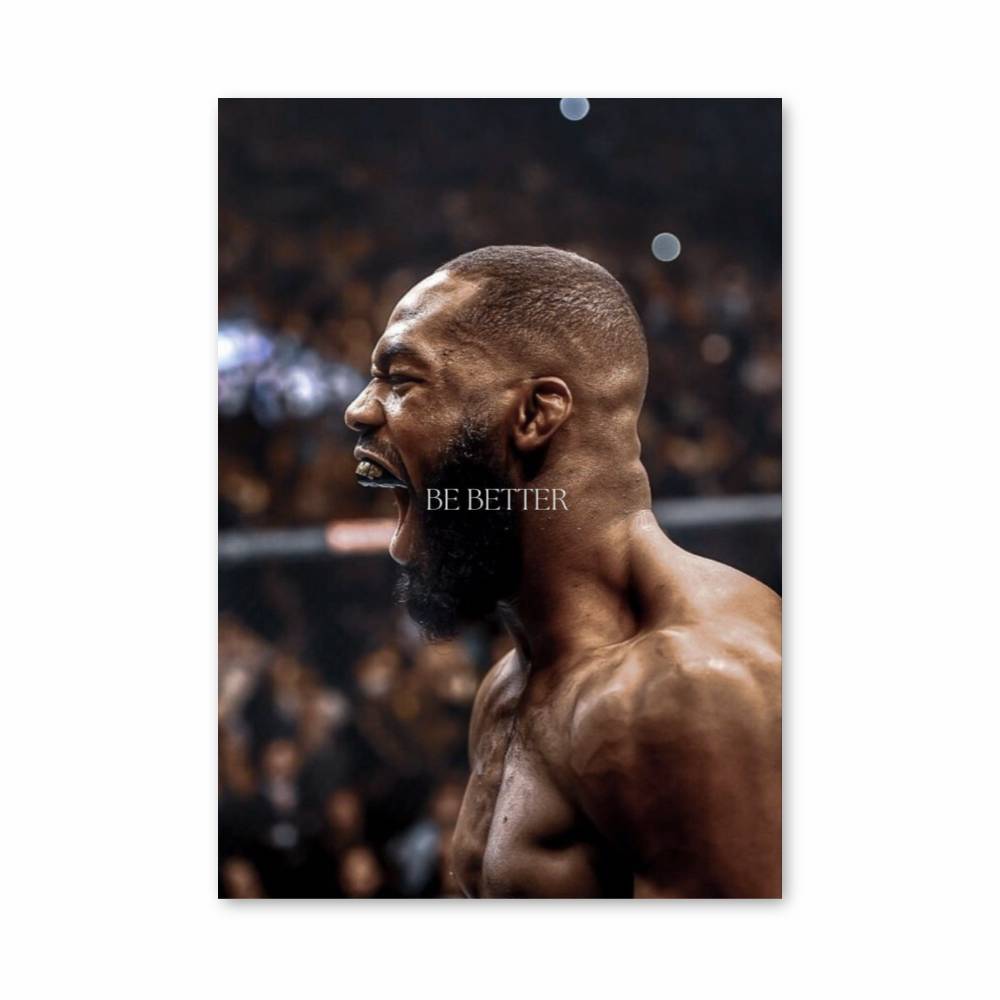 Poster Be Better – affiche MMA