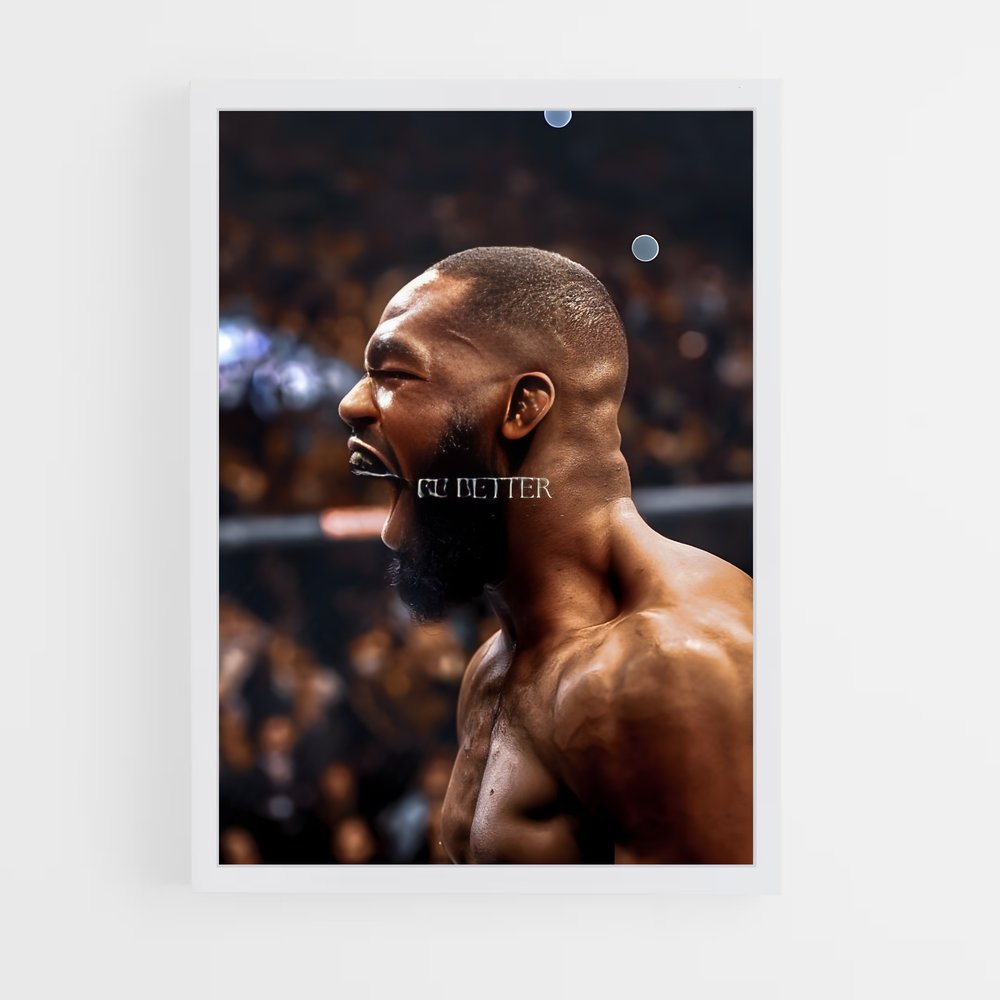 Poster Be Better – affiche MMA (vue 3)