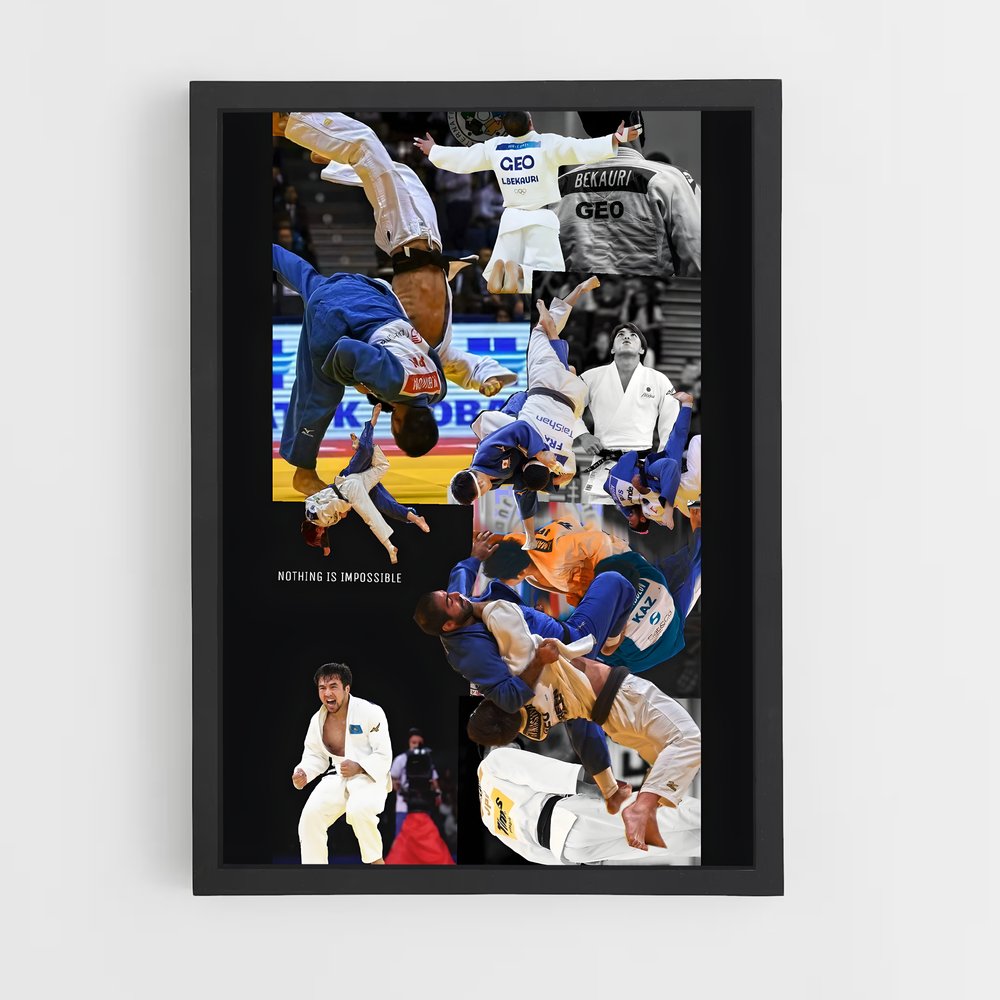 Poster Master Throws – affiche Judo (vue 2)