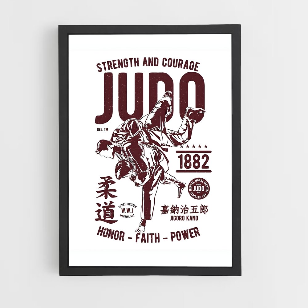 Poster Judo Strength (vue 2)