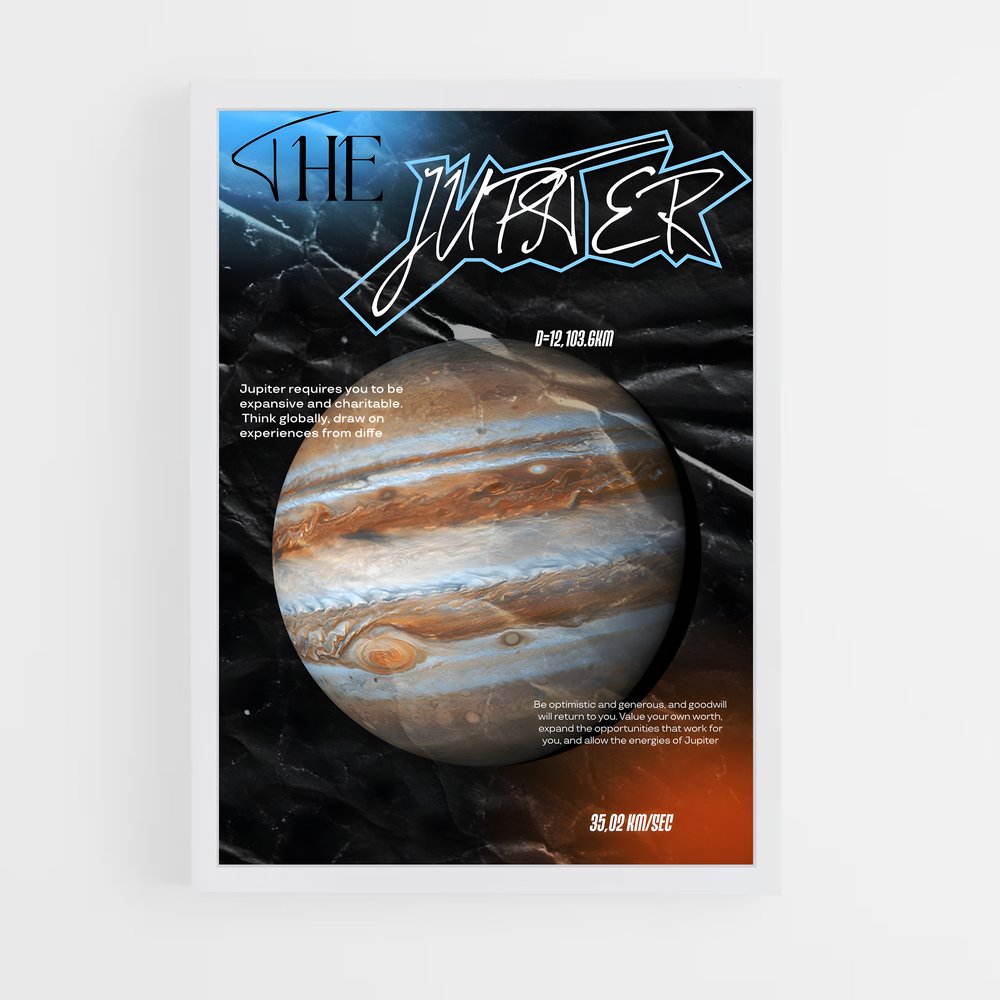 Poster Jupiter Visionary (vue 3)