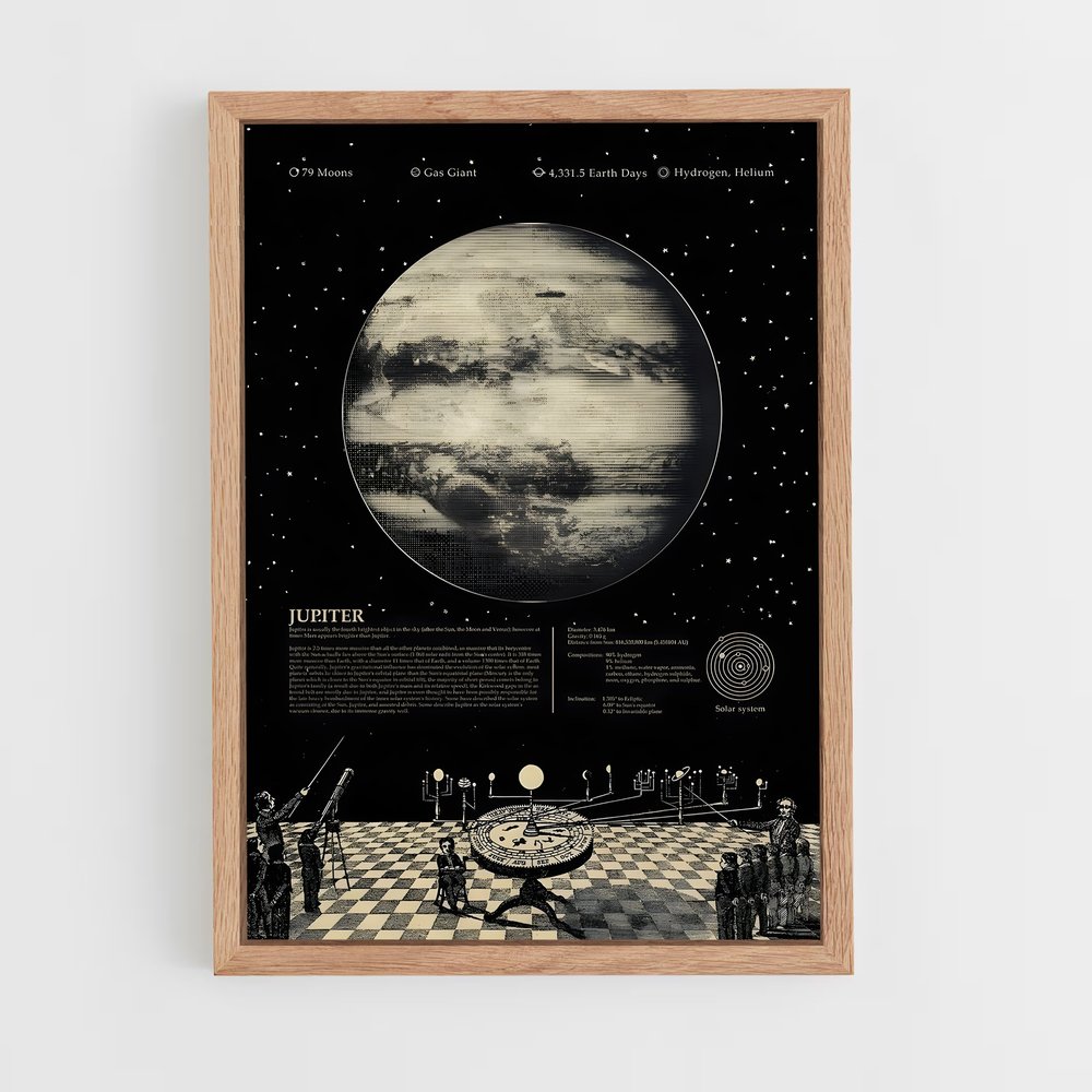 Poster Jupiter Vision Astrale (vue 4)