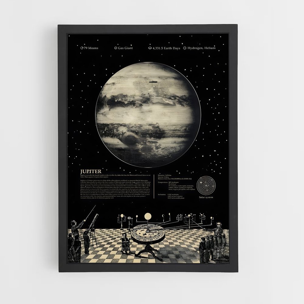 Poster Jupiter Vision Astrale (vue 2)