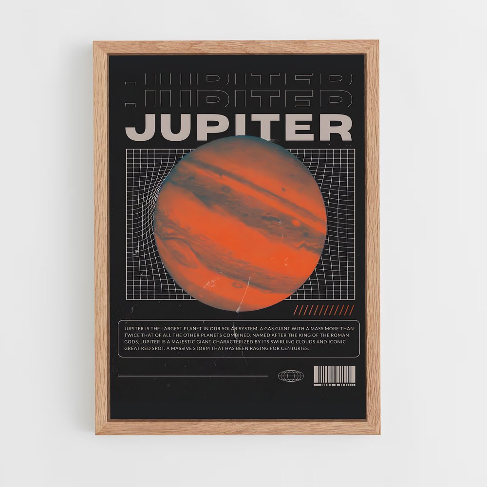 Poster Jupiter Atmosphère (vue 4)