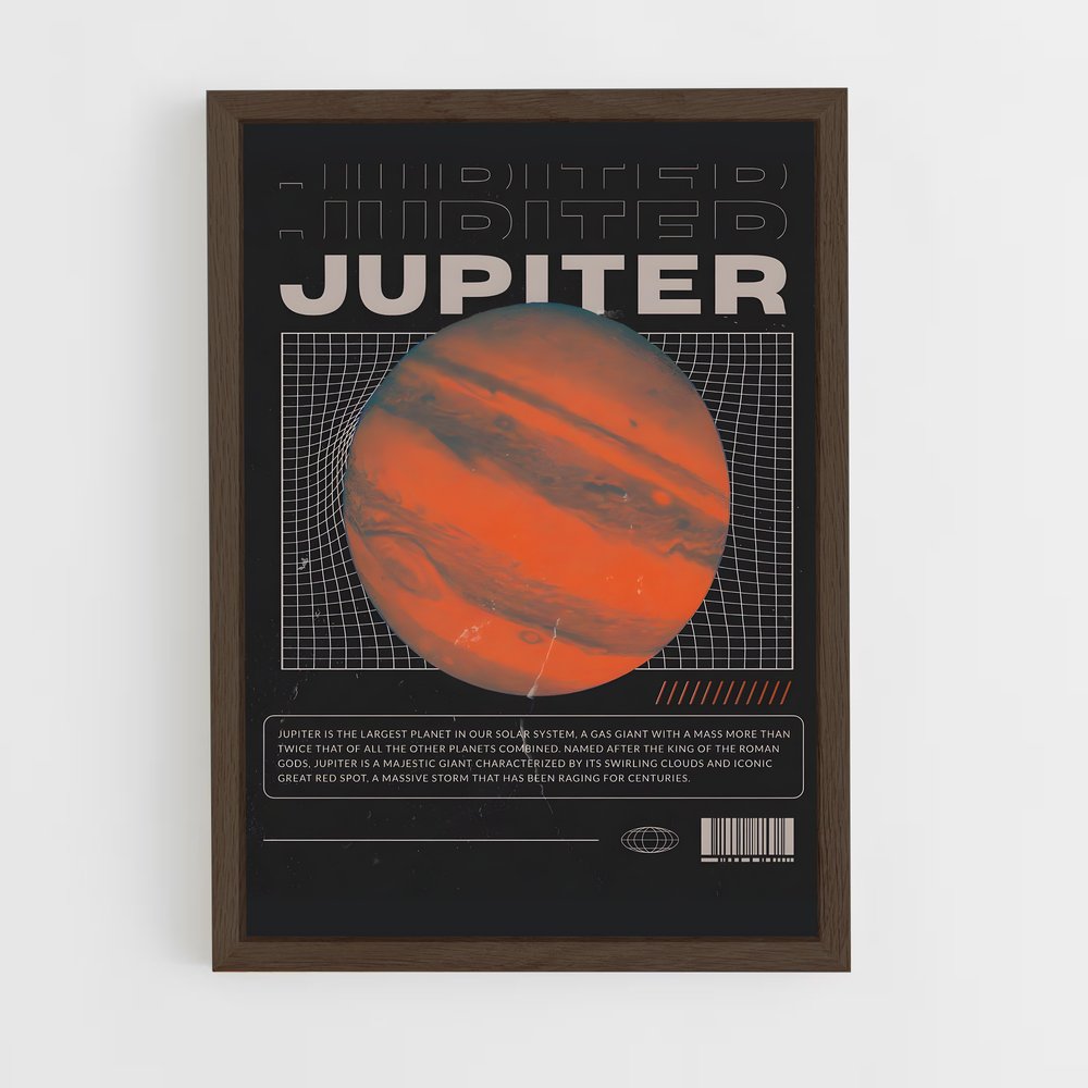 Poster Jupiter Atmosphère (vue 5)