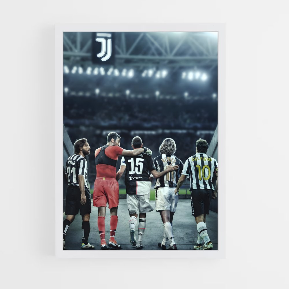 Poster Juventus Joueurs – affiche Football (vue 3)