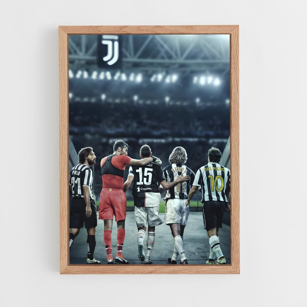 Poster Juventus Joueurs – affiche Football (vue 4)
