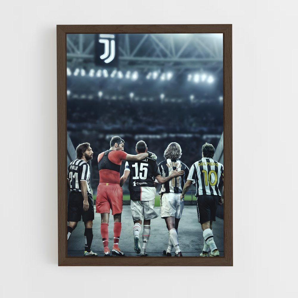 Poster Juventus Joueurs – affiche Football (vue 5)
