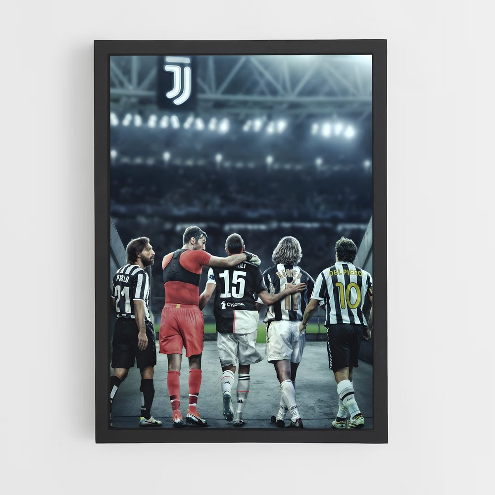 Poster Juventus Joueurs – affiche Football (vue 2)