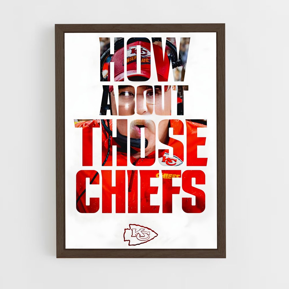 Poster How About Those Chiefs – affiche Football US (vue 5)