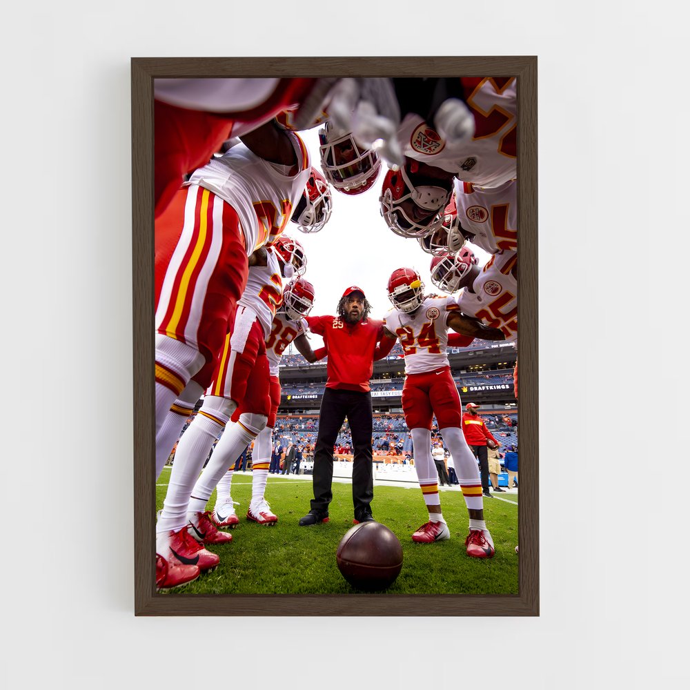 Poster US Football KC Chiefs – affiche Football US (vue 5)