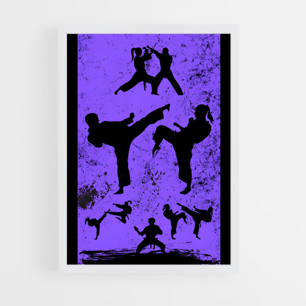 Poster Bonsaï Mouvements – affiche Karaté (vue 3)