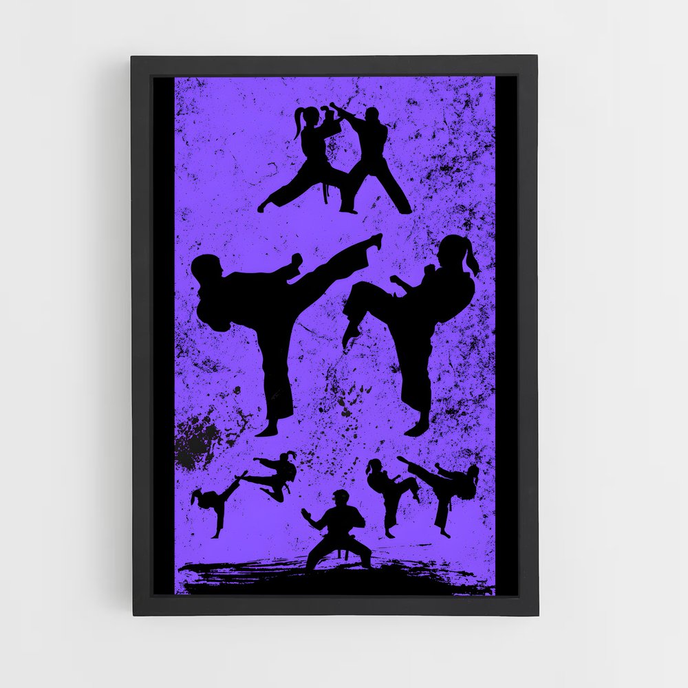 Poster Bonsaï Mouvements – affiche Karaté (vue 2)