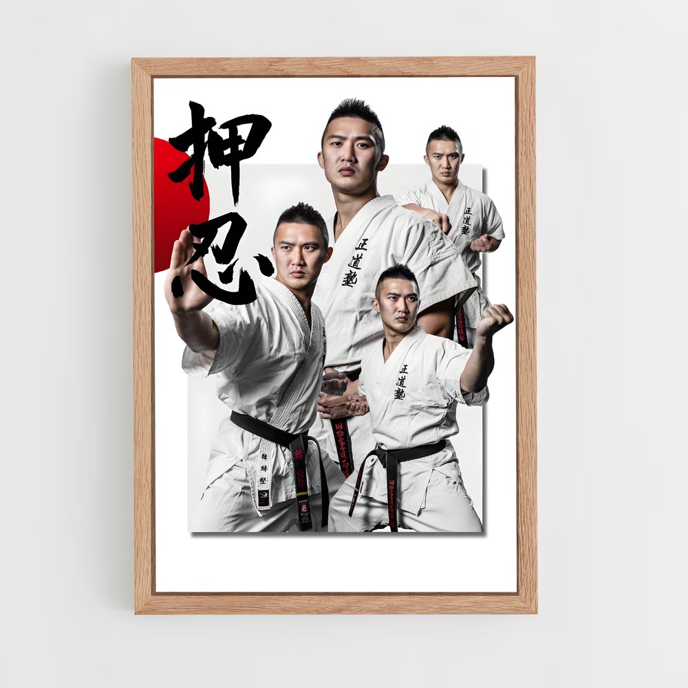 Poster Début Difficile – affiche Karaté (vue 4)